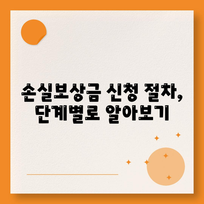 손실보상금 신청