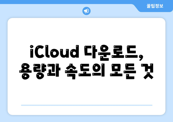 iCloud 다운로드