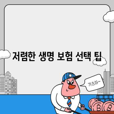 생명 보험 추천 순위