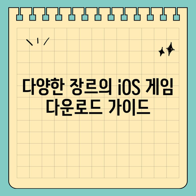 iOS 게임 다운로드