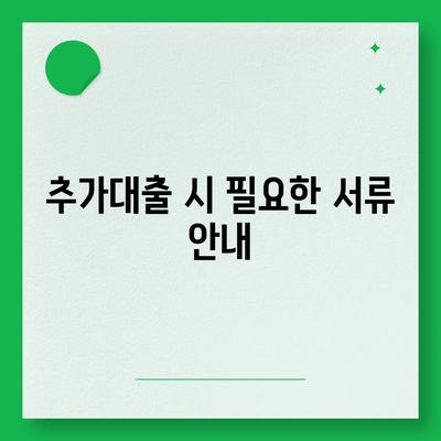 기대출 과다자 추가대출 조건