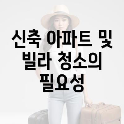 신축 아파트 및 빌라 청소의 필요성