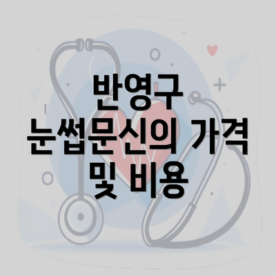반영구 눈썹문신의 가격 및 비용