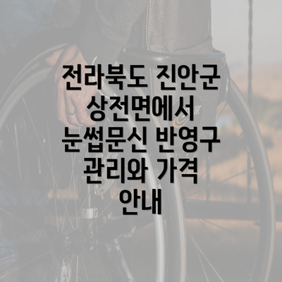 전라북도 진안군 상전면에서 눈썹문신 반영구에 대하여