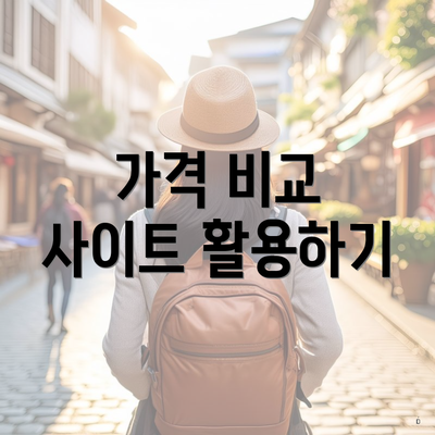 가격 비교 사이트 활용하기