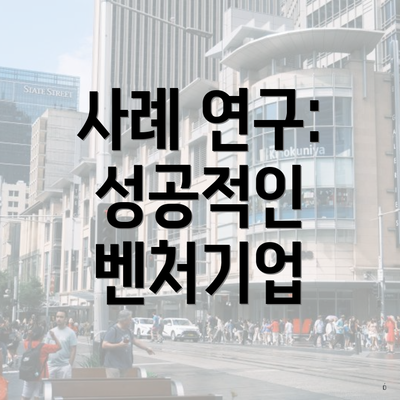 사례 연구: 성공적인 벤처기업