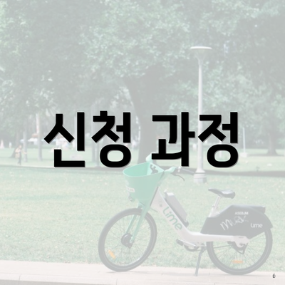 신청 과정