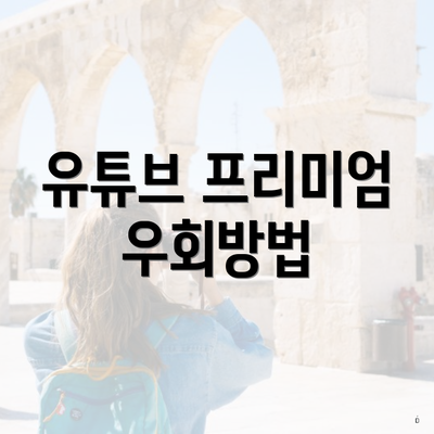 유튜브 프리미엄 우회방법
