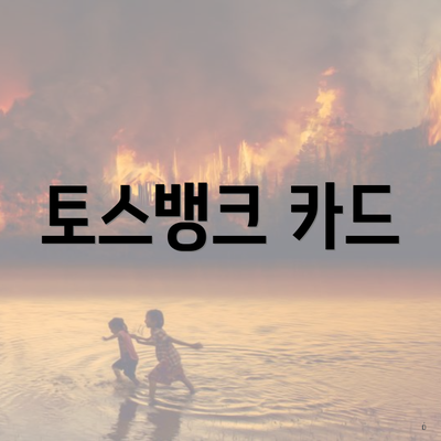 토스뱅크 카드