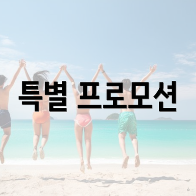 특별 프로모션