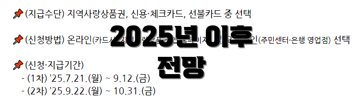 2025년 이후 전망
