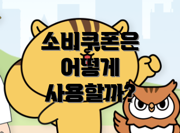 소비쿠폰은 어떻게 사용할까?